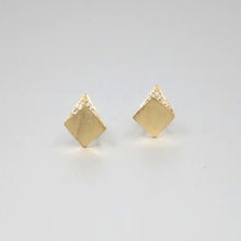  'Apus' Square Diamond Earrings