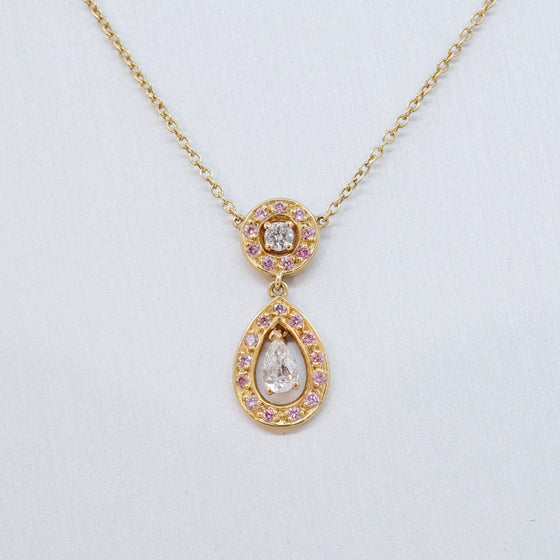'Mignon' Pink Diamond Pendant