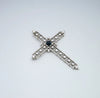 'Cross' Sapphire and Diamond Pendant