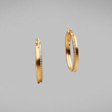  'Bundova' Split Earrings in Yellow Gold
