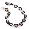 'Marcello' Two-Tone Oval Link Necklace