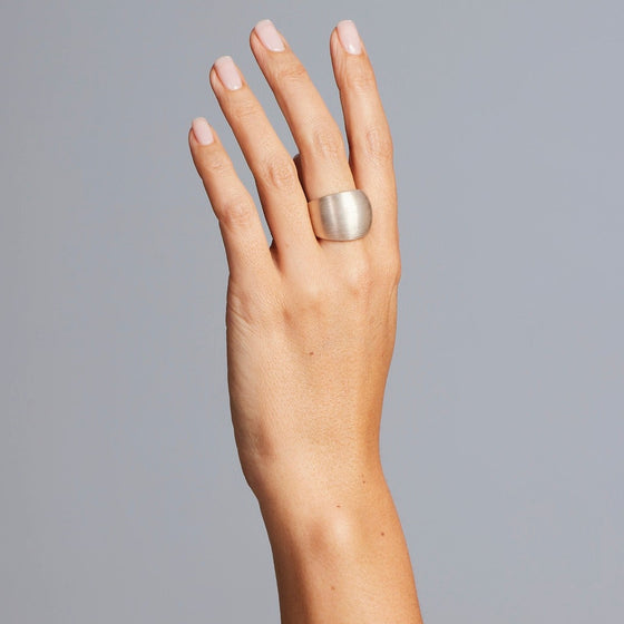 'Dome' Silver Ring