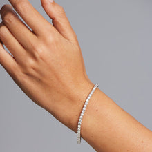  'Tennis' Diamond Bracelet 4 Claw Set - Extra Large