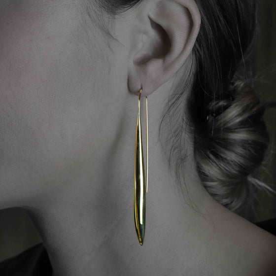 ’Schist’ Silver Earrings