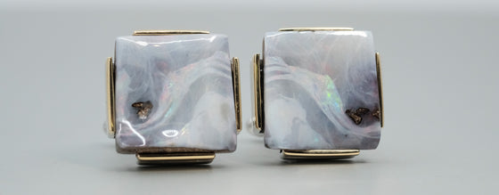 'Krest' Boulder Opal Cufflinks