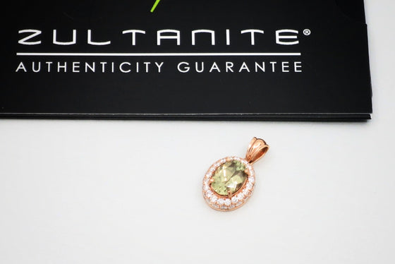 Zultanite and Diamond Pendant