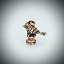  Sterling Silver bird shaped pendant, rose finish