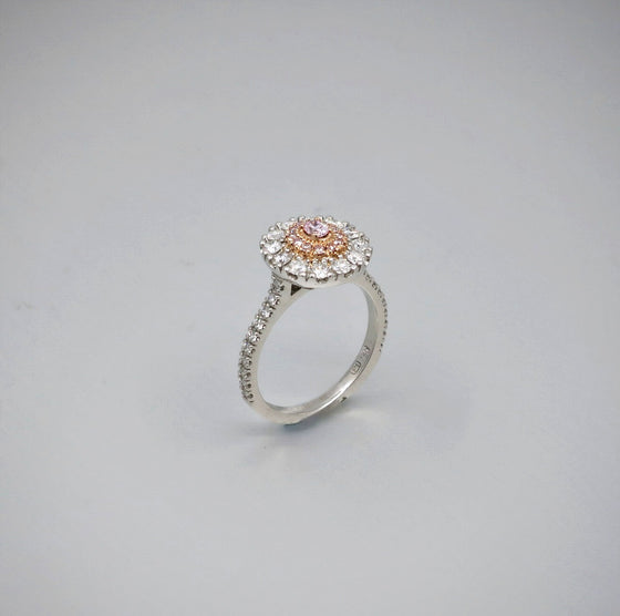 'Valentin' Pink Diamond Ring