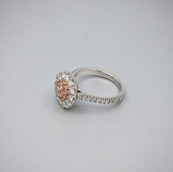 'Valentin' Pink Diamond Ring