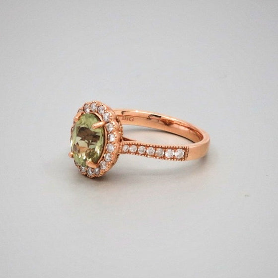 Zultanite and Diamond Ring