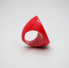 'Lily' Red Resin Ring