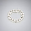 Marcello Small Curb Link Bracelet in Silver
