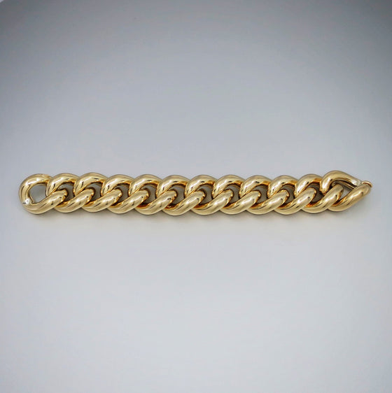 'Marcello' Heavy Curb Link Bracelet