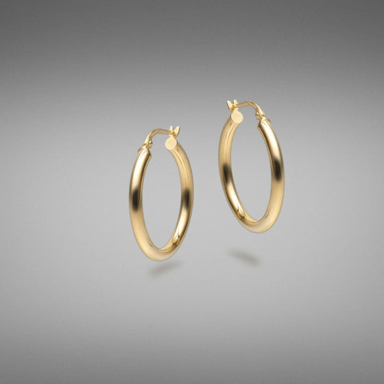 'Hoops' in 18ct Yellow Gold 2.1cm