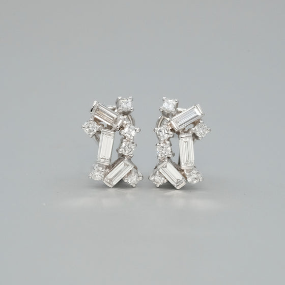 'Russe' Diamond Earrings - 1.38ct