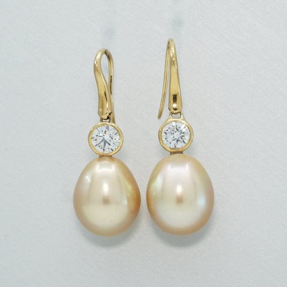 'Serpens' Australian South Sea pearl earrings