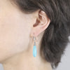 'Vine' Coloured Stone Earrings