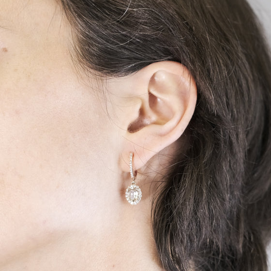 Zultanite and Diamond Earrings