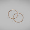 'Hoops' in 18ct Yellow & Rose Gold 5cm