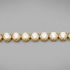 'Tennis' Diamond Bracelet Crown Set - Extra Large