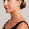 'Sagitta’ Emerald & Diamond Earrings