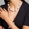 'Dorado' Baroque South Sea Pearl & Diamond Bracelet