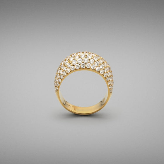 'Bomb' Pavé Diamond Ring