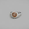 'Valentin' Cognac Diamond Ring