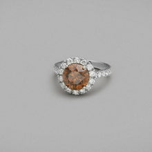  'Valentin' Cognac Diamond Ring