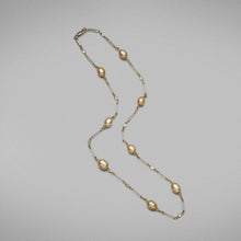  'Lacerta' South Sea Keshi Pearl & Diamond Necklace