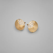  'Apus' Diamond Stud Earrings in Yellow Gold