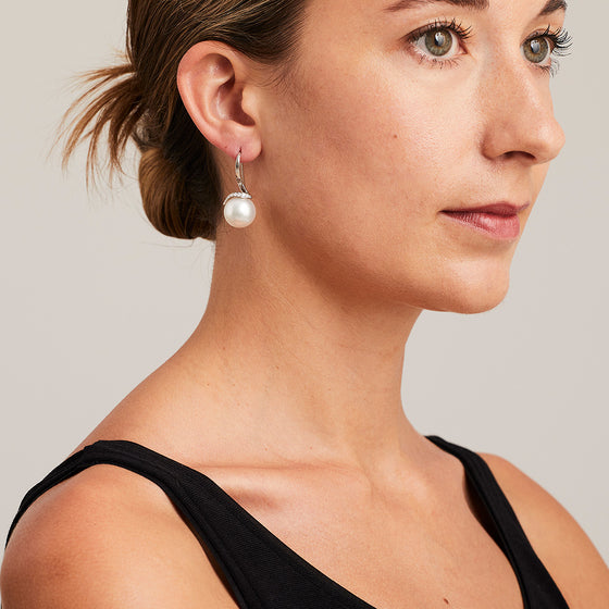 'Lyra' South Sea Cultured Pearl Earrings