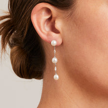  'Shiva' Pearl & Diamond Earrings