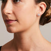'Valentin' Diamond Earrings in White Gold