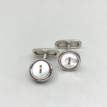  'Marcello' Mother of Pearl Button Cufflink