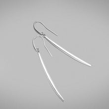  'Line' Earrings in Sterling Silver
