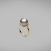 'Lyra' Tahitian Pearl & Diamond Ring