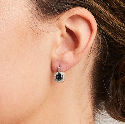 ‘Sagitta’ Sapphire and Diamond Earrings