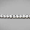 'Tennis' Diamond Bracelet 4 Claw Set - Extra Large