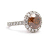 'Valentin' Cognac Diamond Ring